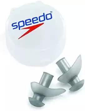 Speedo Unisex-Adult Swim Training Ergo Ear Plugs , Silver