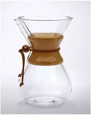 2. CHEMEX Pour-Over Glass Coffeemaker