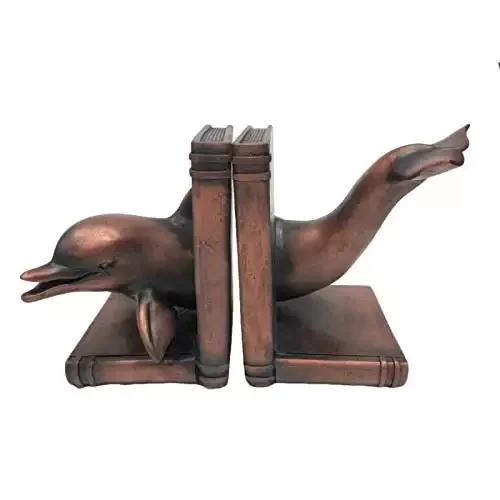 15. Dolphin Decorative Bookends