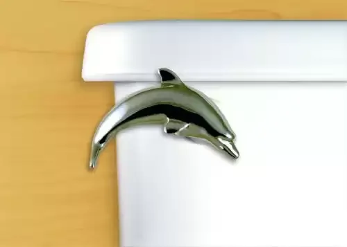5. Dolphin Toilet Flush Handle