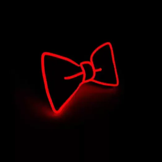 LED Bow Tie Light Up, Party Glowing Accessories
