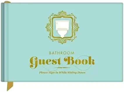 23. Bathroom Guest Book