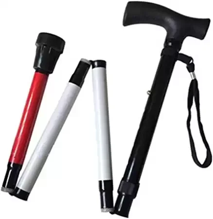 Adjustable Folding Support Cane for The Blind People