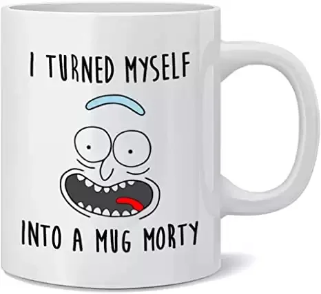 Rick and Morty Print Mug Cup