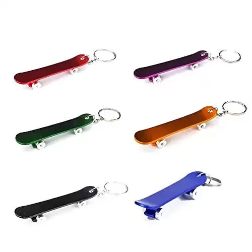 Cool Skateboard Bottle Opener Keychain Accessories Gift