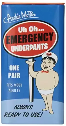 11. Emergency Underpants - Funny Gift for Hunters