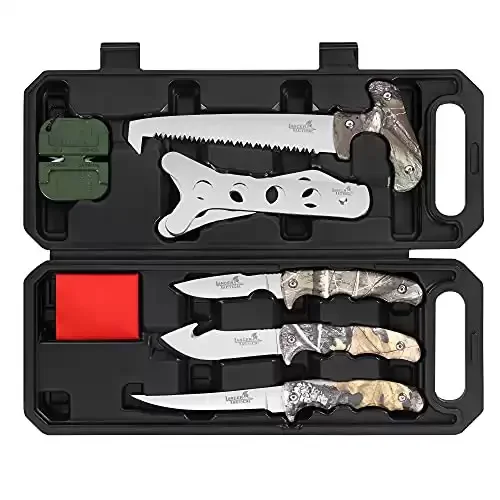 41. Hunting Knife 8-Piece Field Kit