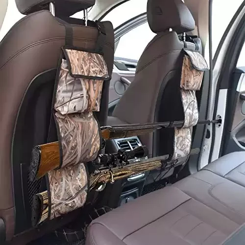 Seat Back Camo Gun Rack for Hunting Rifles