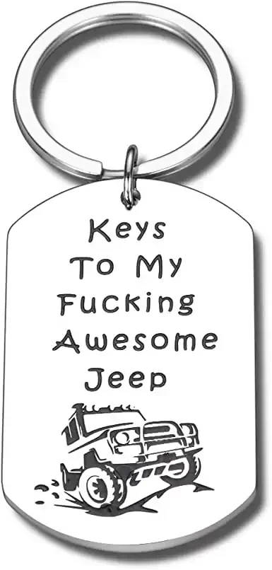 Jeep Lover Gift - Keychain to My Awesome Jeep