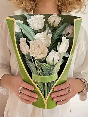 30. Forever Flowers - Pop-Up Standing Roses Bouquet