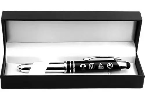 Law and Justice Symbols Pen