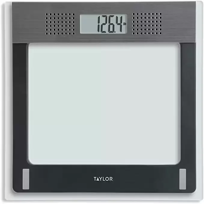Taylor Electronic Glass Talking Bathroom Scale for Blind People