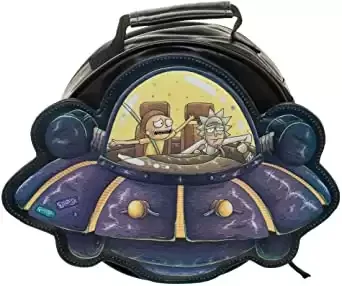 Rick and Morty Spaceship Die Cut Lunch box Gift