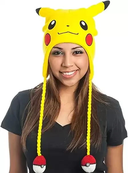 Pokemon Pikachu Big Face Laplander Beanie Hat