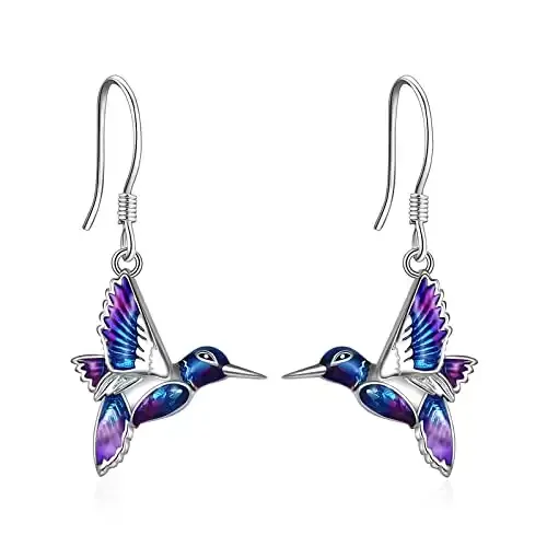 Silver Hummingbird Jewelry