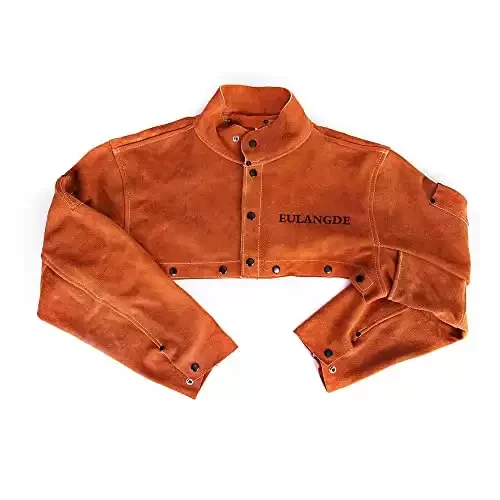 Premium Welders Heat Resistant Leather Cape Sleeve