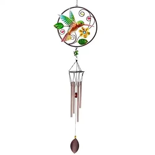 Hummingbird Wind Chimes Lovely Decoration