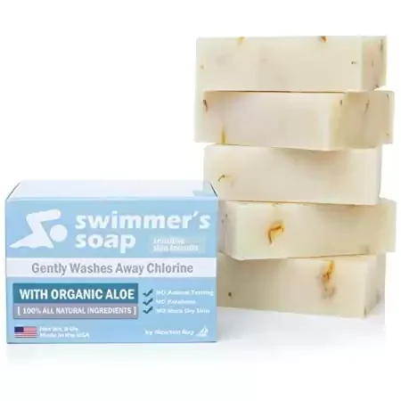 Swimmer's Soap by Newton Bay - All Natural Aloe Bar Soap