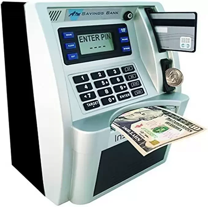Electronic ATM Savings Bank Digital Piggy Money Bank Machine