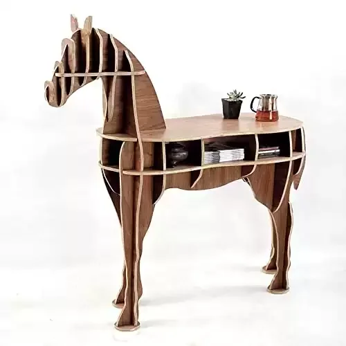 Wooden Horse Style Desk