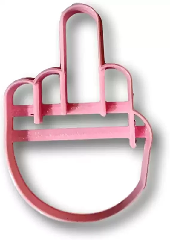 Middle Finger Cookie Cutter