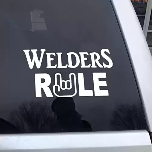 Welders Rule Sticker Gift