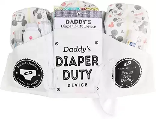 Daddy's Diaper Duty Device - Funny New Baby Gifts for Dad