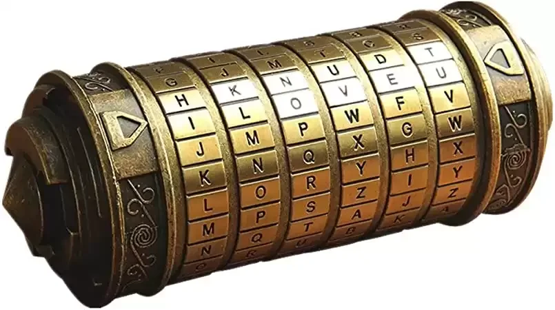 Da Vinci Code Mini Cryptex Interesting Creative Romantic Gift For Him or Her