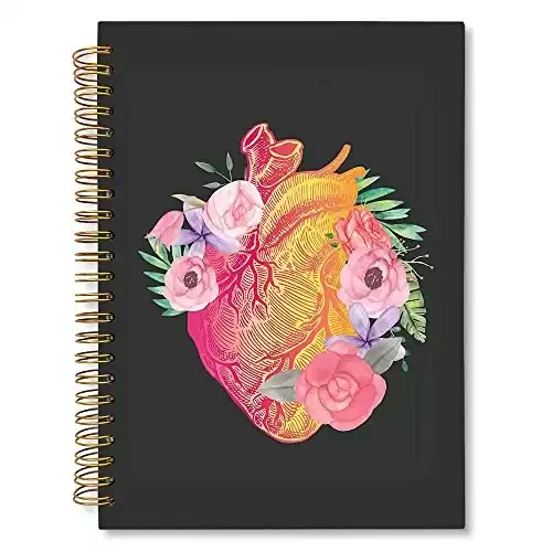 Inspirational Notebook Diary Gift Anatomy Heart
