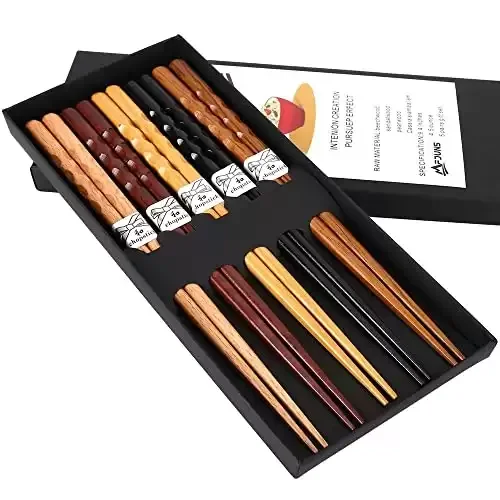 Set of Unique Chopsticks, Minimalism Japanese Gift