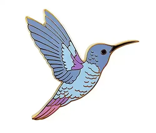 Hummingbird Enamel Lapel Pin