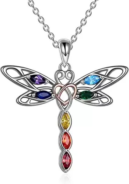 Dragonfly NecklaceSterling Silver Celtic Dragonfly