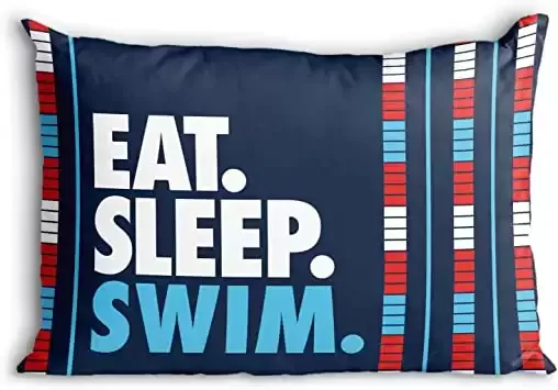 Eat. Sleep. Swim. Pillowcase