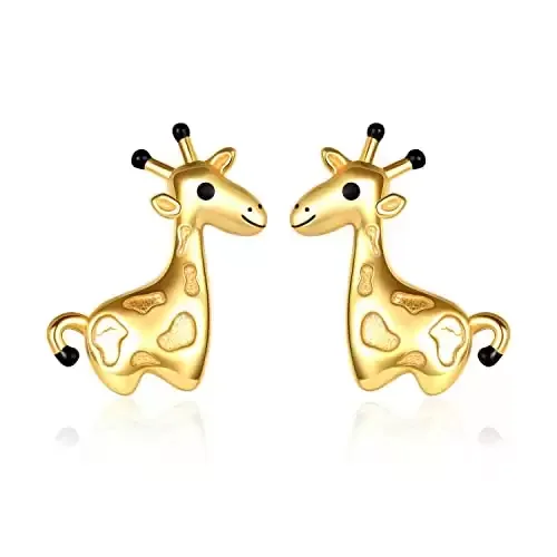 Cute Giraffe Stud Earrings