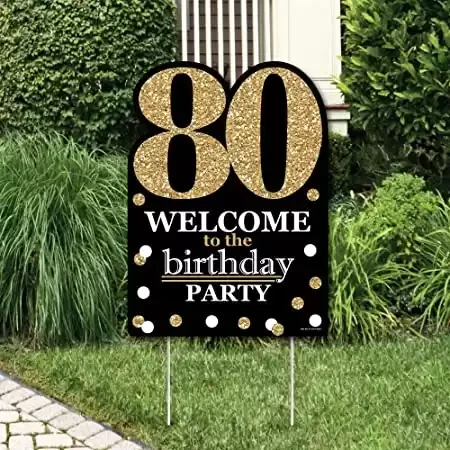 80th Birthday Decorations Posters