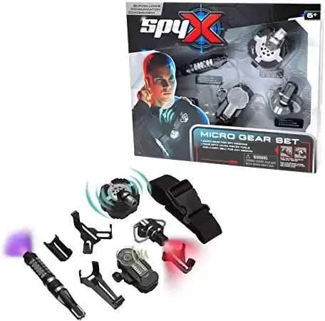 Real Spy Toys Kit + Adjustable Belt for Spy Kids Role Play. Junior Secret Agent / Detective