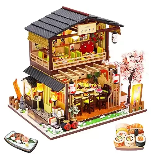Mini Dollhouse, Handmade Japanese Style Home Craft