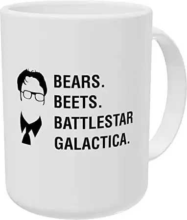 Bears Beets Battlestar Galactica Coffee Mug
