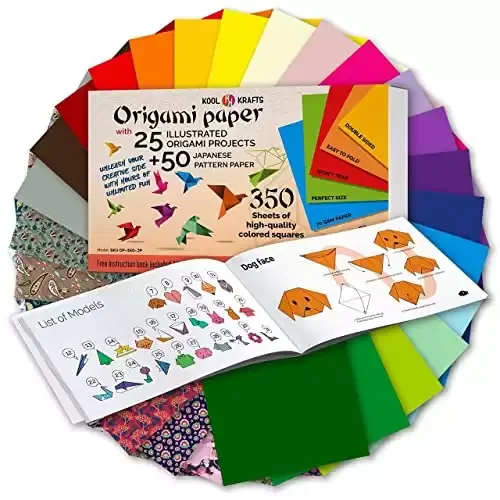 Origami Paper DIY Kit Set Traditional Japanese Patterns