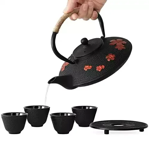 5. Japanese Style Iron Teapot