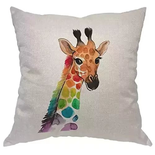 Giraffe Decorative Pillow Cover