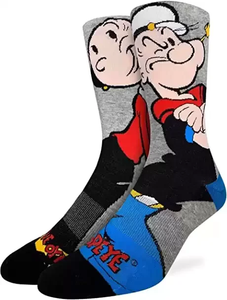 Good Luck Sock Men's Popeye Socks