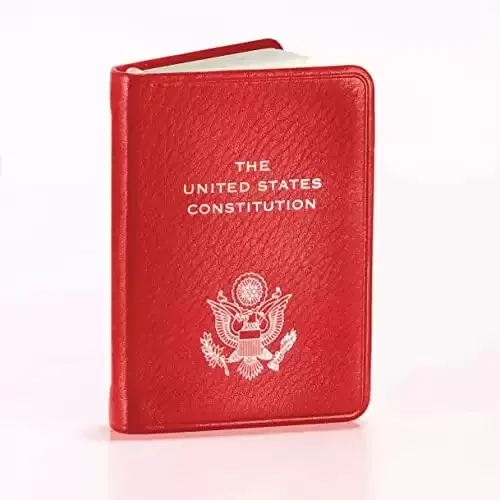 United States Constitution, Pocket Size, Genuine Leather