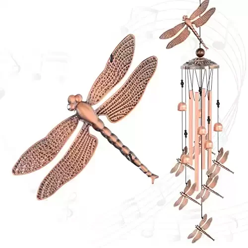 ShangTianFeng Retro Dragonfly Wind Chimes