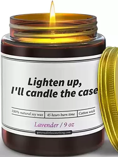Funny Lavender Candle Gift