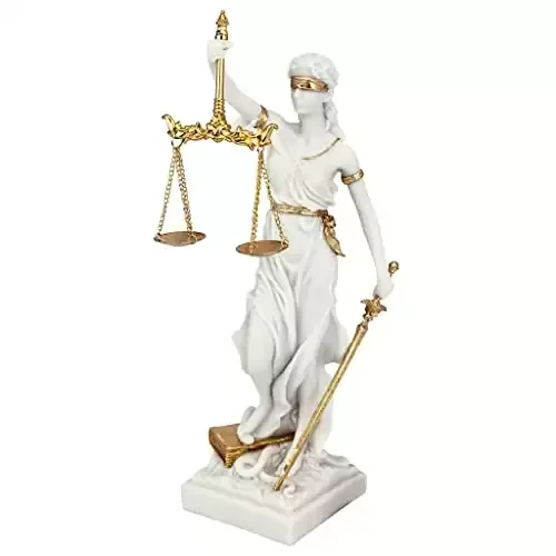 Blind Lady of Justice Statue