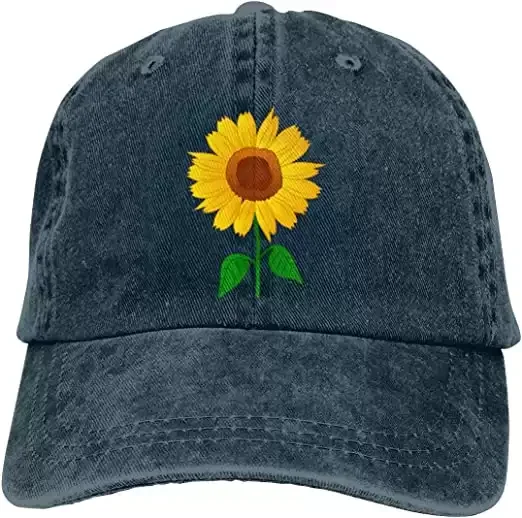 Cute Sunflower Baseball Cap Adjustable Vintage style