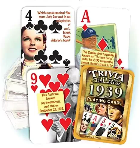 15. Trivia Playing Cards: Birthday