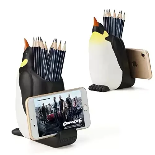 Pen Holder with Phone Stand