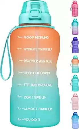 Motivational Water Bottle for Sports